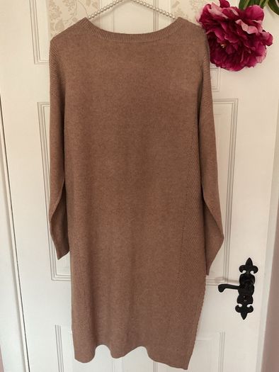 jumper dress Bnwt Hailey's brand tan crewneck jumper dress 10/12 size small