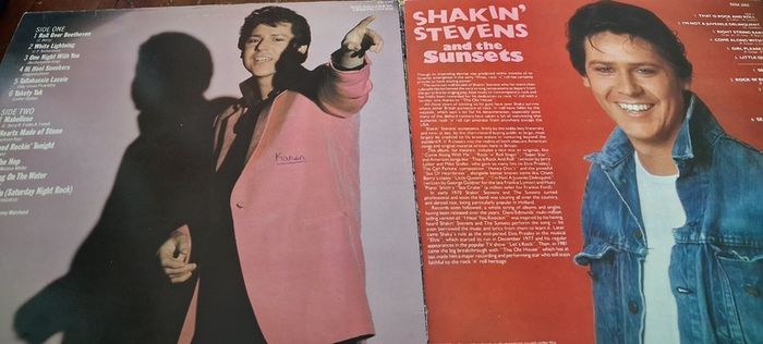 Shakin' Stevens and the Sunsets x 2 Vinyl LP -PRICE FOR BOTH