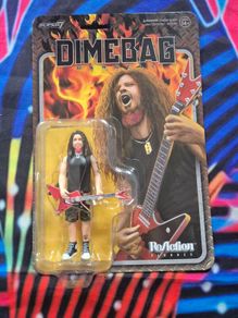 Dimebag Darrell ReAction Figure Super7 Pantera Culprit Guitar Wave 1