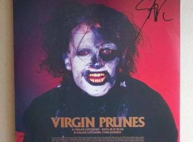 Gavin Friday autographed record cover Virgin Prunes
