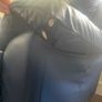 Blue Leather Sofa - 2 Seater Image 6