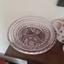 vintage glass flower bowl Image 3