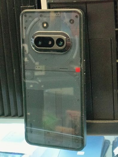 Nothing Phone (3a) 128 GB - mobile phone with 32 MP front camera, 30x ultra zoom, 6.77" FHD+ flexible AMOLED display - Black (Used Like New)
