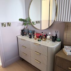 Next 'Valencia' Light Grey Mango Wood 6-Drawer Chest - Mint Condition