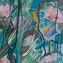 Original Painting Original Floral in Abstract Landscape Pondscape Irish Art Image 8