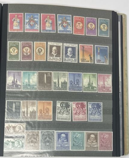 Collection: Vatican City Stamps both mint and used along with some miniature sheets on 40 pages