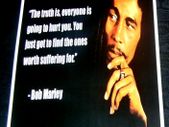 Bob Marley poster print with quote A3 size