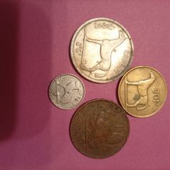 Rare 1928-1937 Irish Free State Coin Set.  First & Last Years. Iconic Animals