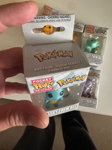 pokemon pop keyring x6
