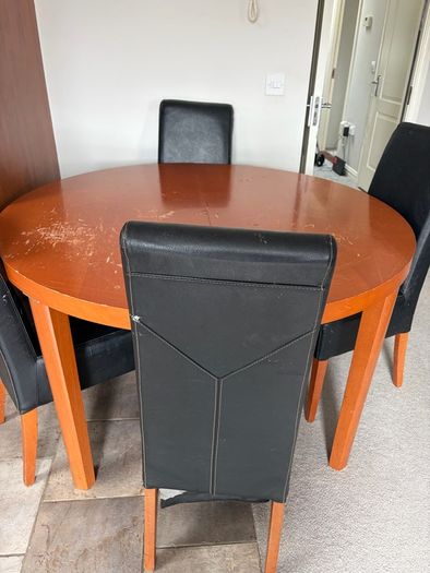 Table and chairs