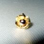 Pristine Vintage 9ct Gold Flower Stud Earring Image 6