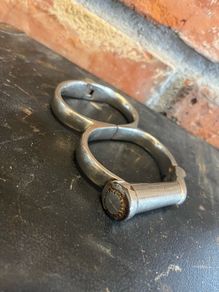 vintage  Irish 8 Handcuffs