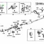 Genuine Toyota Camry 91-96, 17572-62020 (bracket, Exhaust Pipe No.1 Support) Image 4