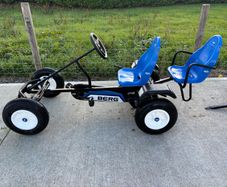 Berg XL BFR Go-kart with extra seat & trailer