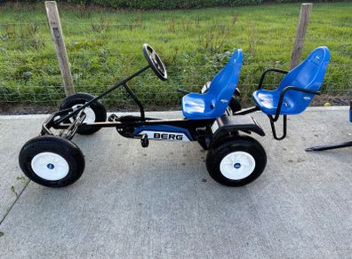Berg XL BFR Go-kart with extra seat & trailer