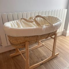 Moses basket and rocker (New)