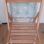 Wooden Folding Chair with Soft Cushion Image 3