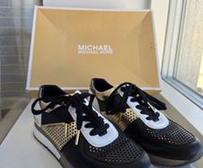 Michael Kors Leather Allie Trainers