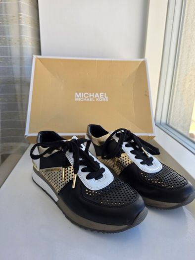 Michael Kors Leather Allie Trainers