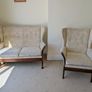 Mid-Century Wingback 3 piece Lounge Suite Image 2