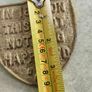 3 different items. No. 1- Vintage Brass Motto Plaque / Shield. In Great Condition. 38.00 euro. 2- KitchenCraft Chrome Nut Cracke 12.00 euro. 3- Vintage Marquis By Waterford Iris Crystal Oval is  Picture Frame but missing the back could uesd as trinklet di Image 5
