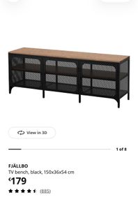 Ikea fjallbo tv bench