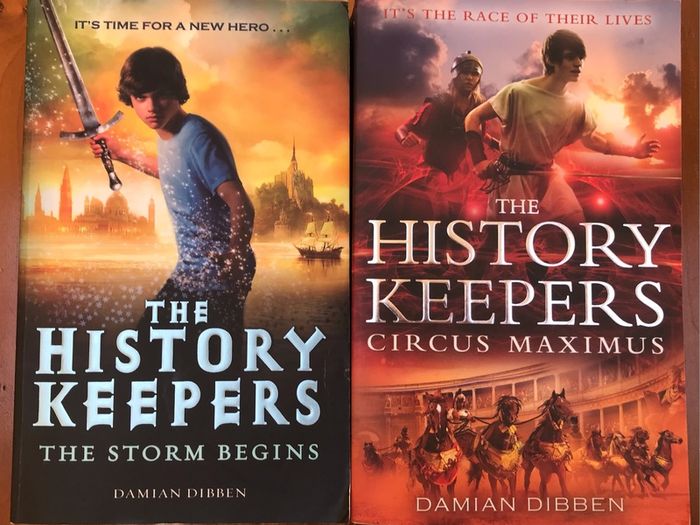 The History Keepers Books 1&2 by Damien Dibben