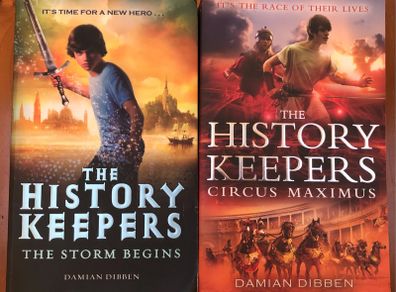 The History Keepers Books 1&2 by Damien Dibben