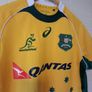 Australia Rugby Jersey. Official Asics Mens Home Rugby Union Jersey. Collect In Dublin Or Receive Via Post. Image 4