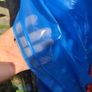 blue perforated garden protection film Image 4