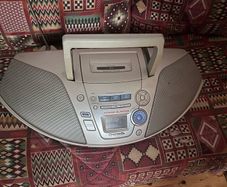 Panasonic Portable Radio with CD/Cassette Player