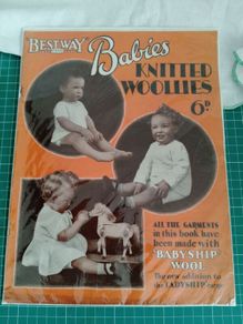 Antique magazine, knitting pattern magazine, paper ephemera