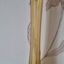 Vintage amber elephant foot vase Image 7