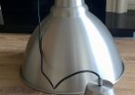 Large metallic ceiling lamp