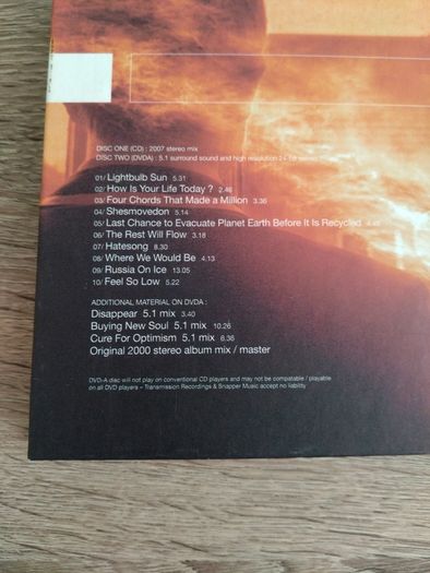 Porcupine Tree Lightbulb Sun Limited Edition CD