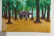 Coastal landscape painting
