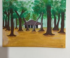 Coastal landscape painting