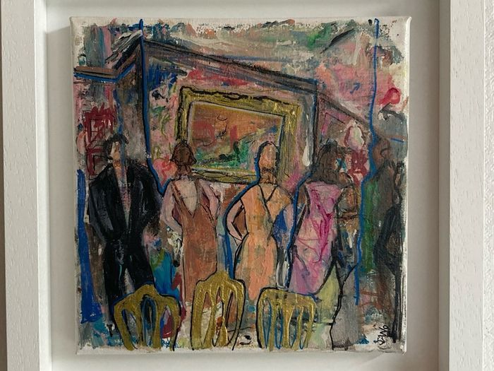 Framed Original Figurative Painting Contemporary Art Painting Irish Art Gift