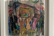 Framed Original Figurative Painting Contemporary Art Painting Irish Art Gift