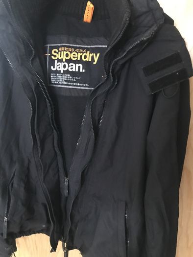 Superdry Black Windcheater Size L