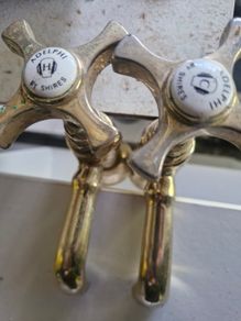 Vintage Brass Taps