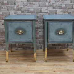 Vintage - Blue Mandala - Nightstands
