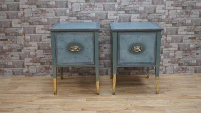 Vintage - Blue Mandala - Nightstands