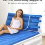 NEW SALE | Air Bed with Headboard, Double Size Inflatable Mattress with Built-in Electric Pump, Comfort Blow Up Bed, Self-inflating Guest Air Mattress Image 5