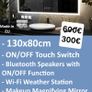 LED Bathroom Mirror Bluetooth Weather Station Image 2