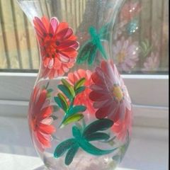 Hand Painted Vase