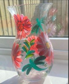 Hand Painted Vase
