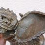 Antique Nepali Brass Oil Lamp - Sukunda H-9" Image 7