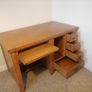 Oak computer desk Image 5