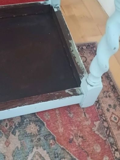 Vintage 2 tier Wooden Drinks Trolley